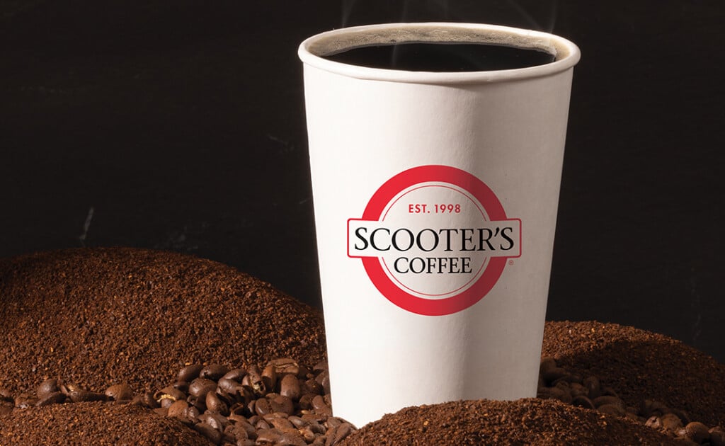 Scooters Coffee Fresh Brewed Coffee