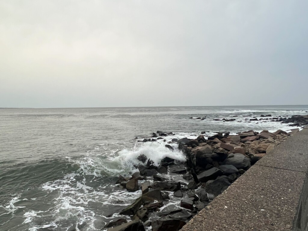 Winds, Surf Pick Up In Narragansett As Hurricane Lee Makes Its Way By Coastal New England
