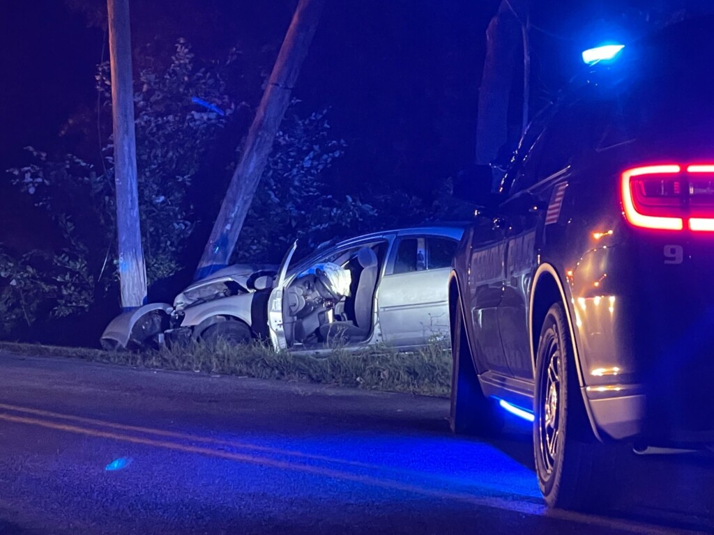 Multiple People Sent To Hospital After Car Hits Utility Pole In Seekonk