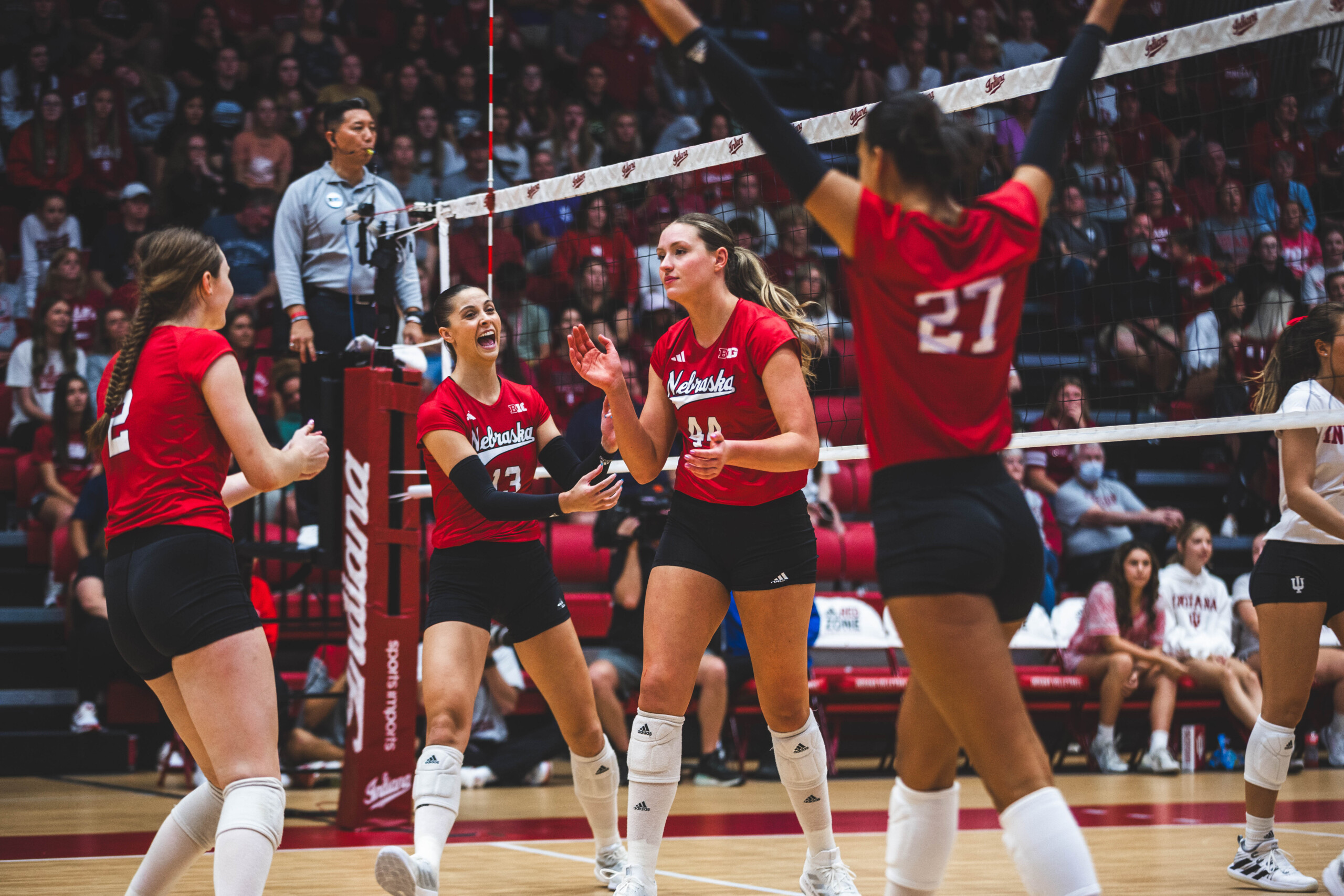 Huskers rally to top Hoosiers, 3-1