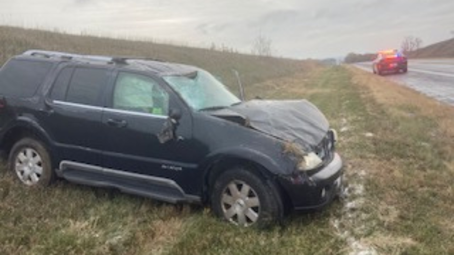 Icy roads blamed for rollover crash on rural northeast Nebraska highway