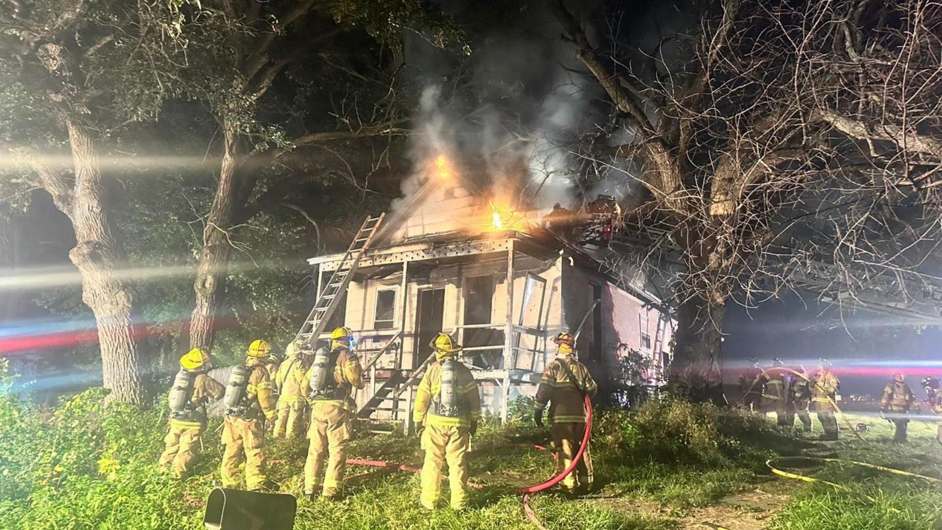 One hospitalized after eastern Nebraska house fire