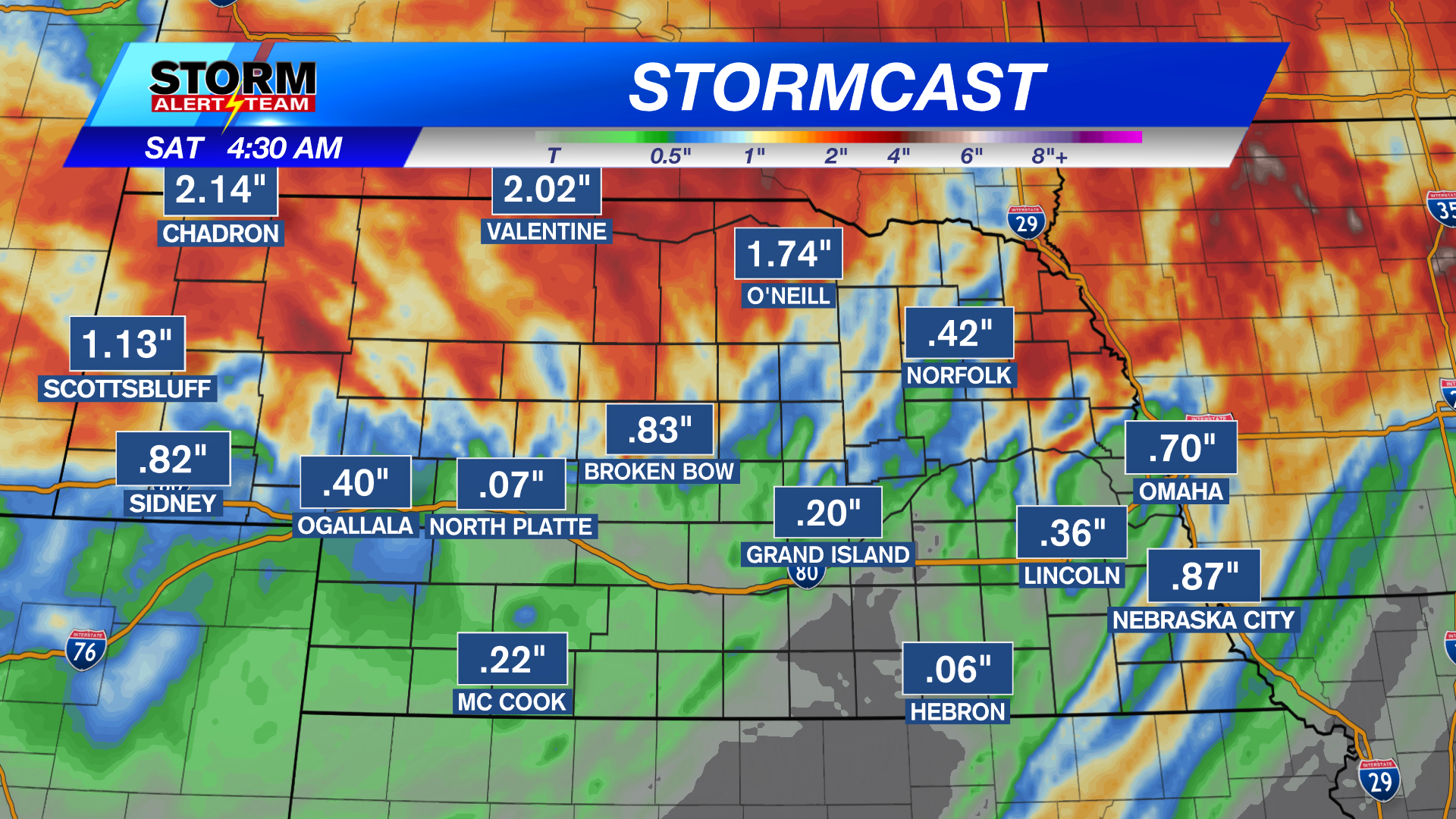 Severe Storms Expected Across Nebraska On Thursday