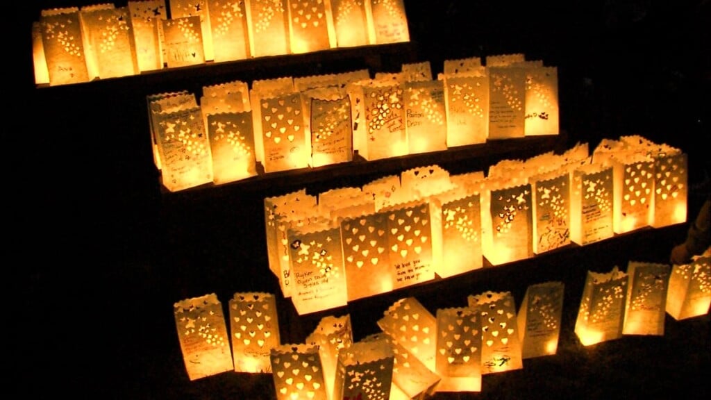 Wave Of Light Event At Deer Springs Winery