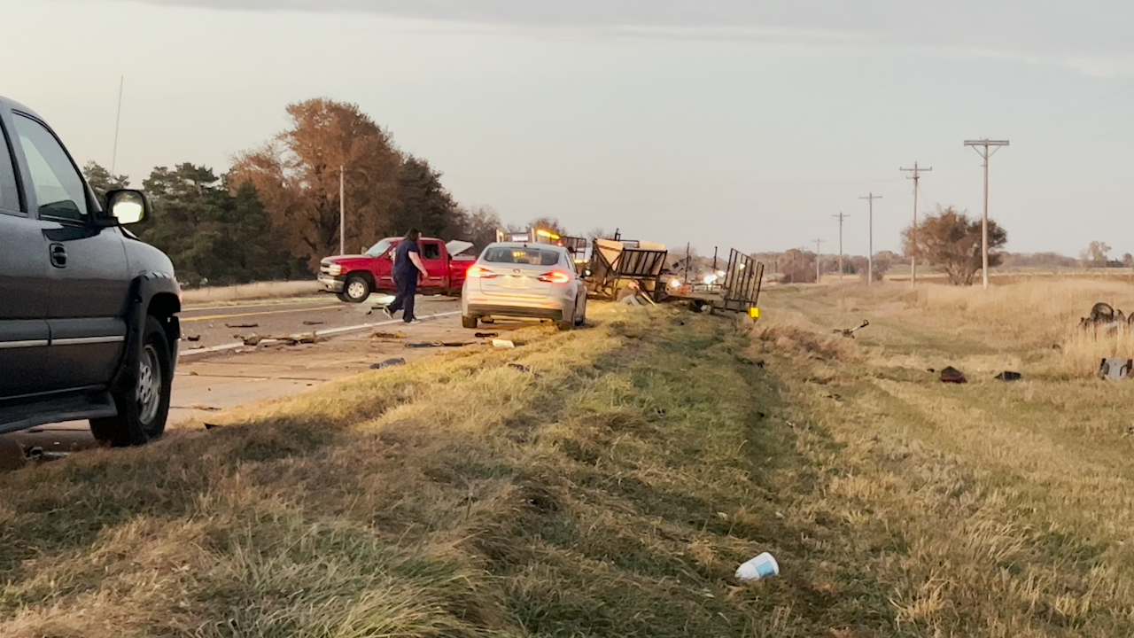 Four sent to hospital after multivehicle crash near Kearney