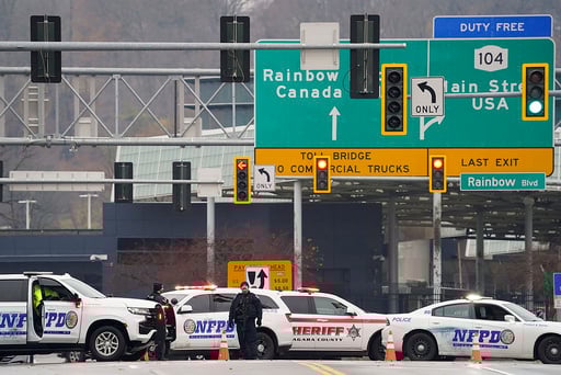 Border Crossing Closed After Vehicle Explosion On Bridge Connecting New York And Canada