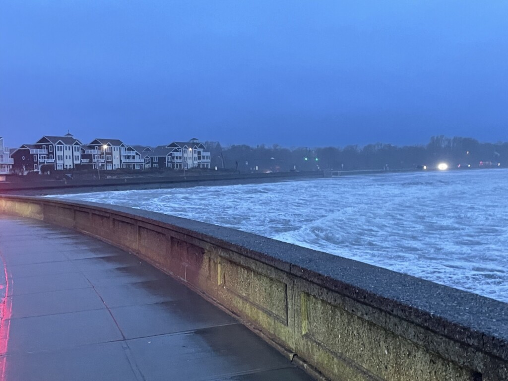 Coastal Flooding High Concern Amid Heavy Rain, Wind Gusts Monday