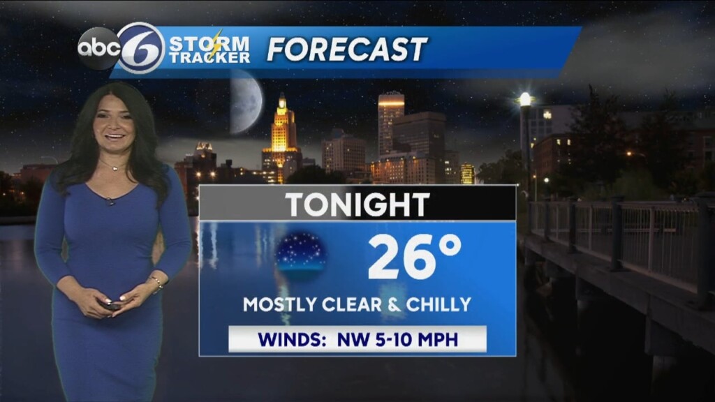 Sun And Clouds With Cooler Temperatures.