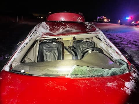 Rollover crash in Merrick County