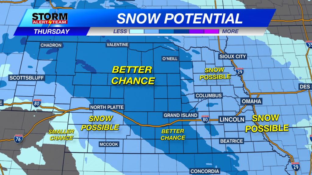 Snow Chance Map