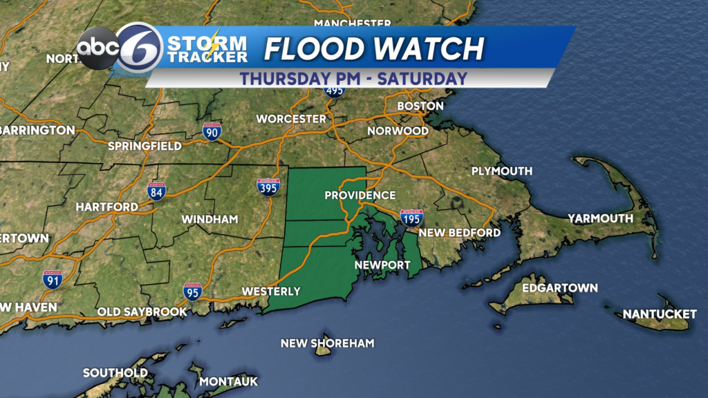 Precautionary Flood Watch Issued For Rhode Island