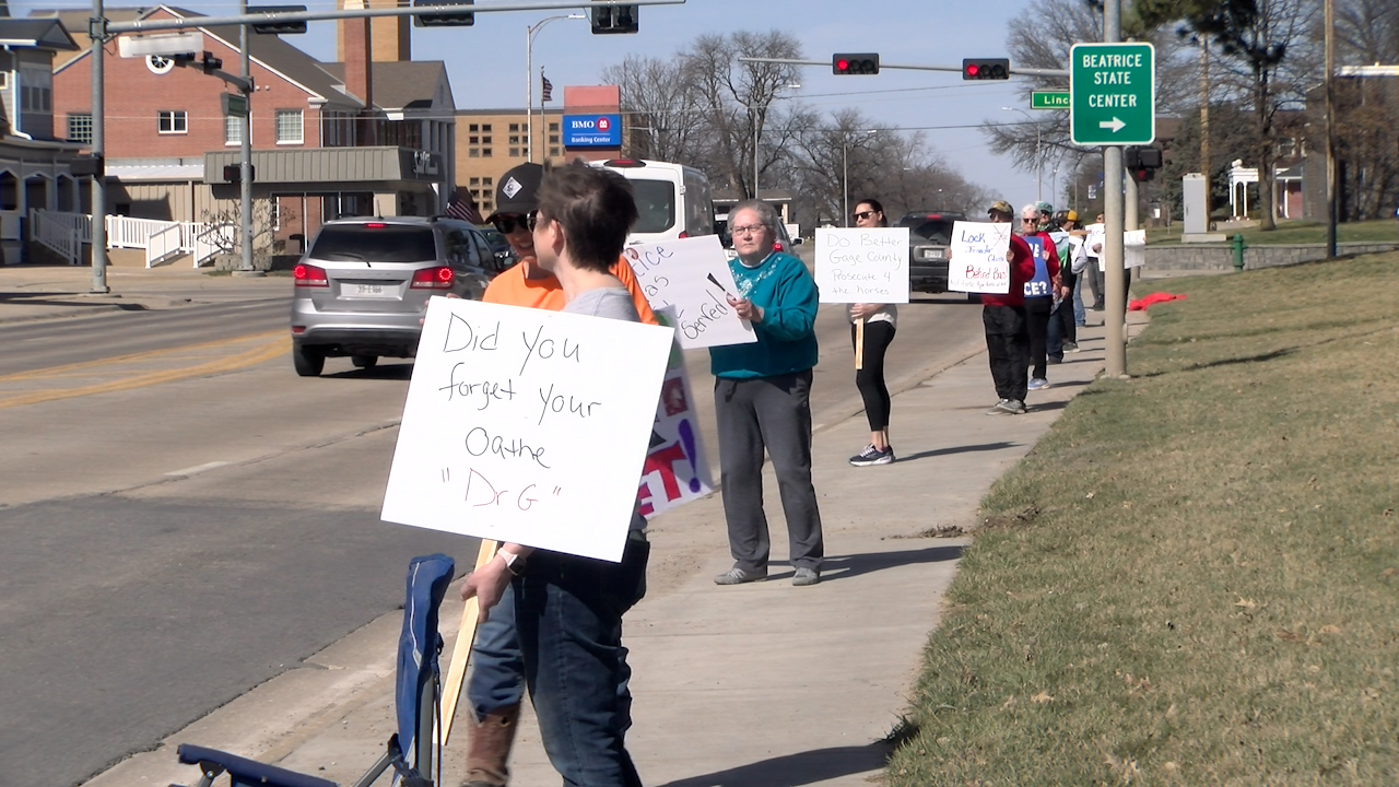 There will be no justice Protesters outraged over Gage County