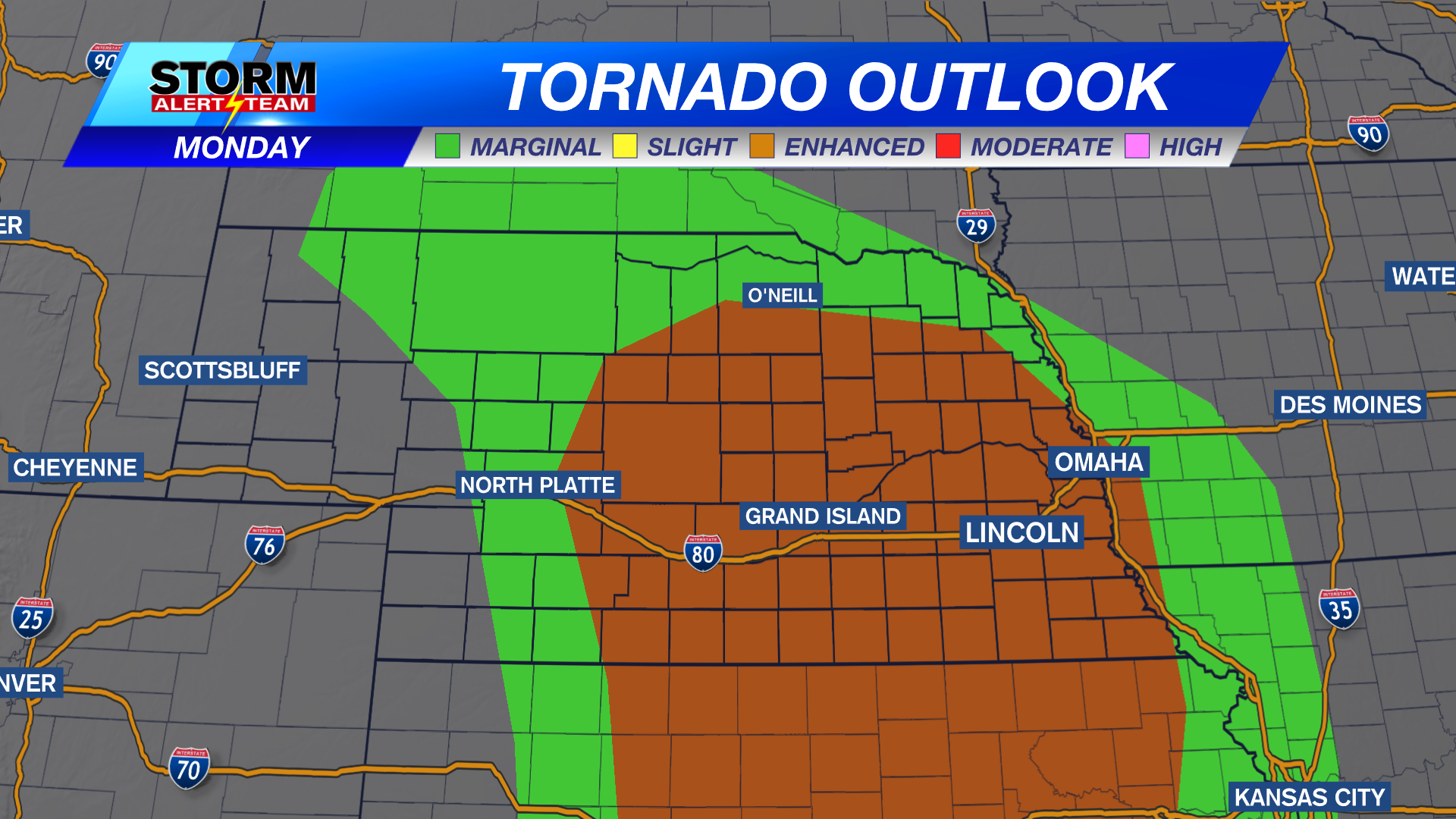 Warm, windy with severe storms possible