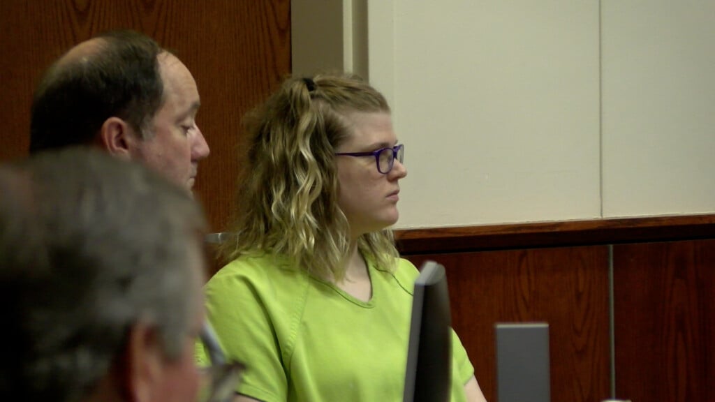 Taylor Bradley at her trial.