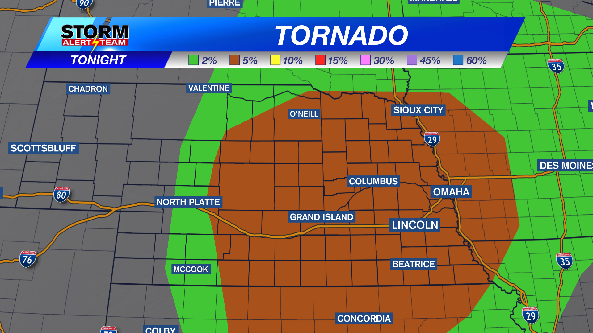 Severe storms Thursday night into Friday morning expected
