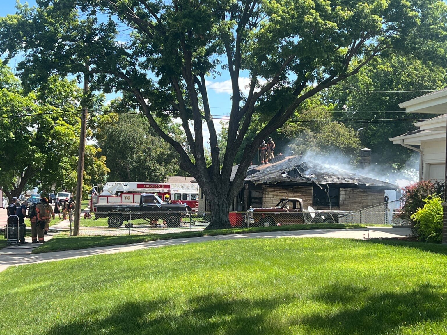 LFR crews battling house fire in west Lincoln