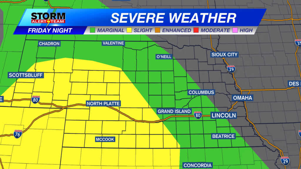 Friday night - Severe Risk