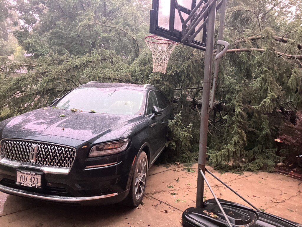 Damage near 70th and A streets
