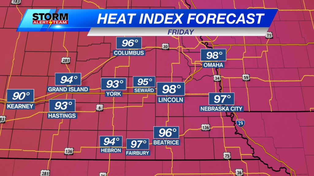 Temperatures on the rise, triple digits next week.