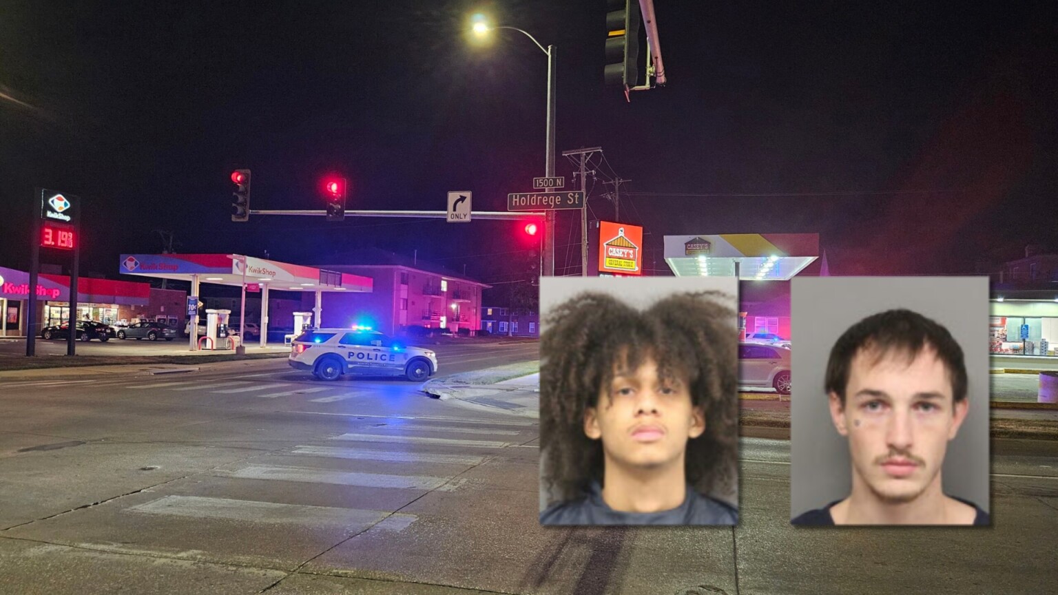 Two arrested in shooting at north Lincoln gas station