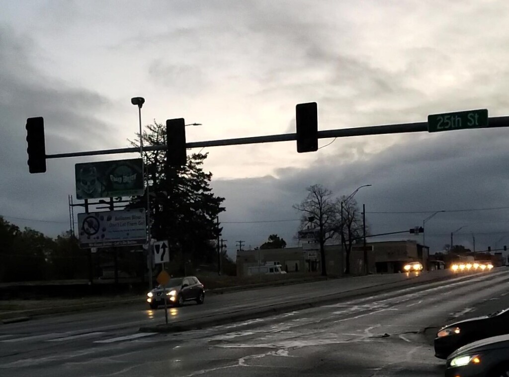 Traffic lights out