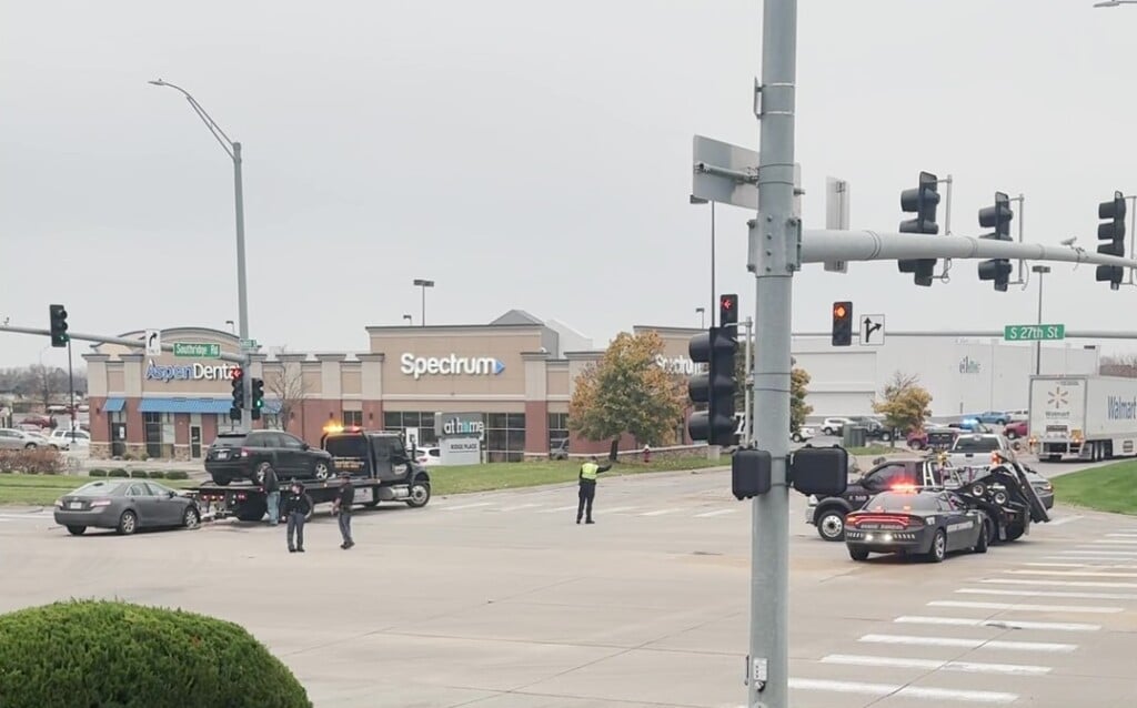 Crash at 27th Street and Southridge Road