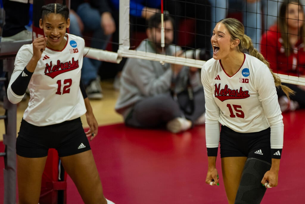 Nebraska volleyball plays Florida A&M in the first round of the NCAA tournament.