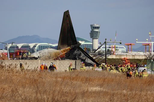 Plane Burst Into Flames After Skidding Off Runway At An Airport In South Korea, Killing At Least 85