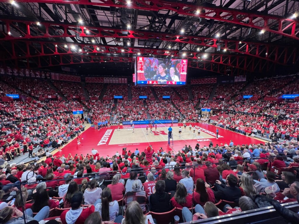 Nebraska volleyball takes on Dayton in the Sweet 16 of the NCAA tournament.