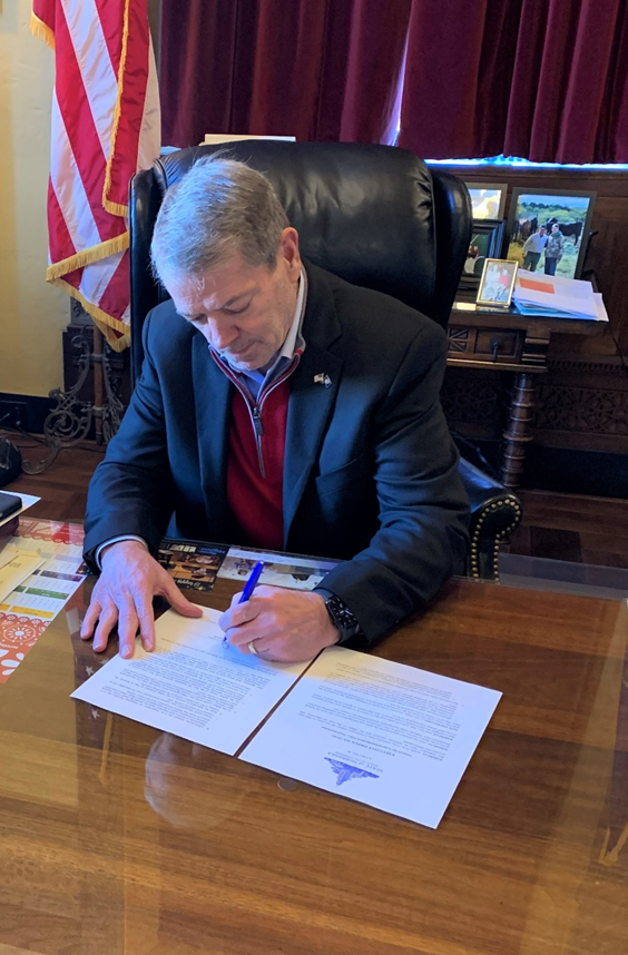 Gov. Jim Pillen signs executive order