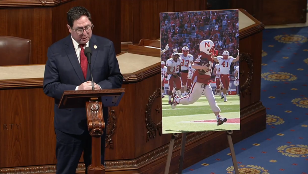 Rep Mike Flood Speaks On House Floor About Jack Hoffman