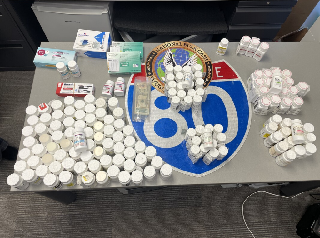 Investigators seize $840,000 in prescription drugs during traffic stop near Lincoln