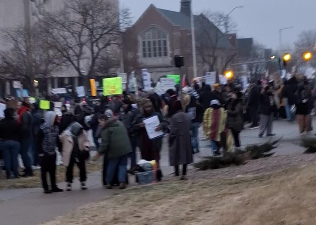 Anti-Trump protest outside Capitol