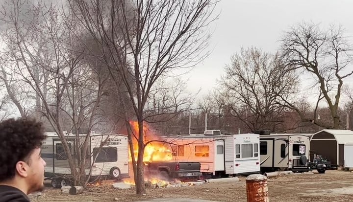Pickup fire
