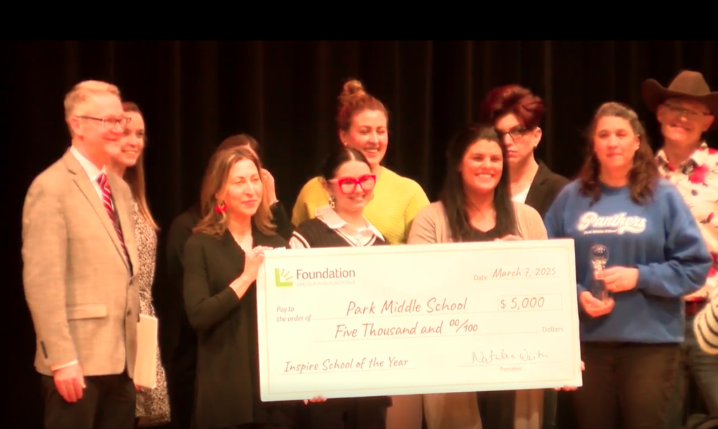 Park Middle School receives $5000 check