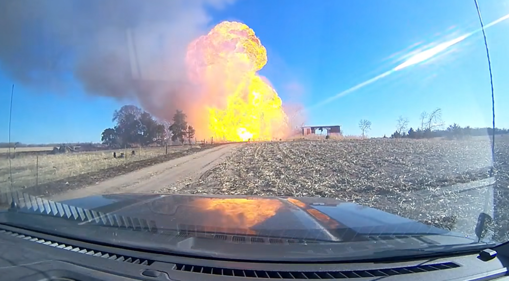Propane Tank Explosion In Norfolk