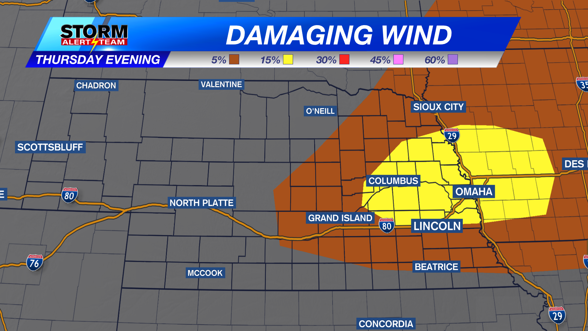 Severe storms threatening large hail, isolated tornadoes possible ...