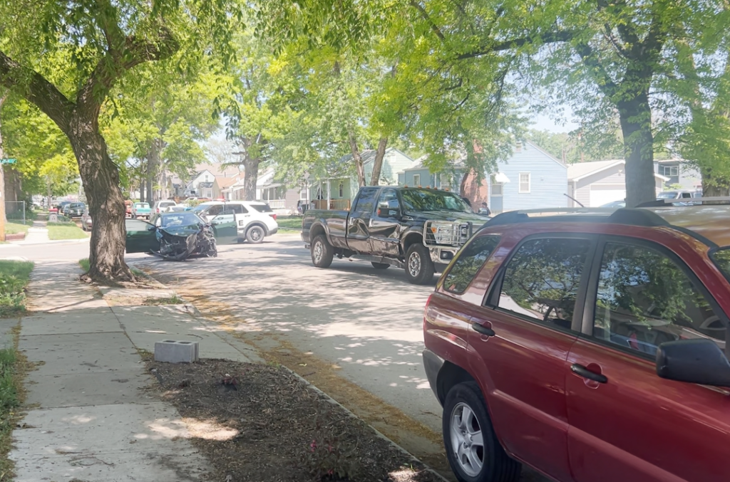 Two-vehicle accident in north Lincoln sends one to hospital