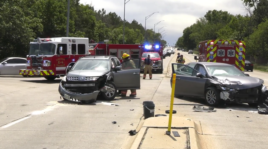 Crash Near 27th And Nebraska Parkway