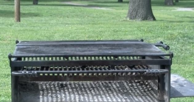 Grill In Park Memorial Day Weekend Cookout