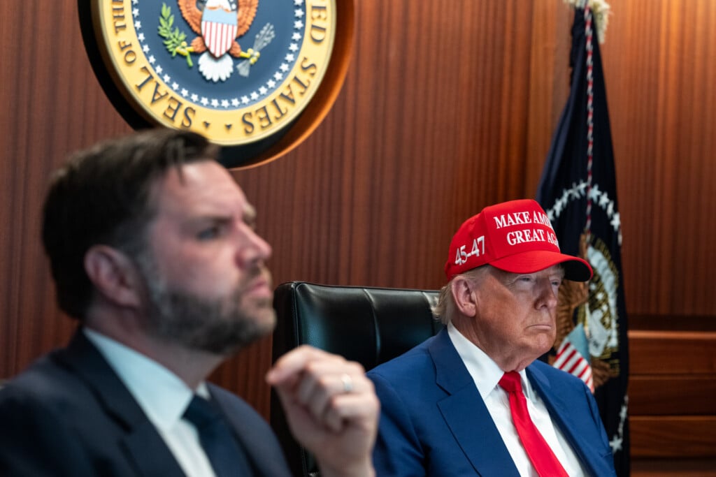 Photos From Inside The Situation Room As Iran Strikes Were Carried Out