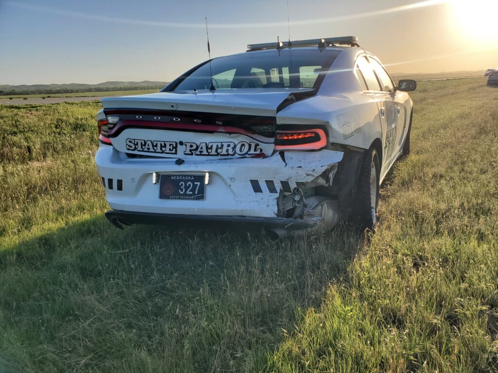 Nebraska State Patrol asks public to renew driving focus after another cruiser is hit