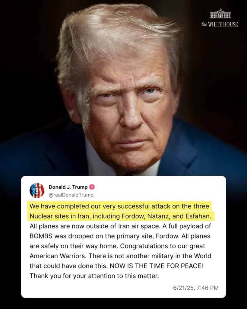 Video: Watch President Trump’s Address To The Nation After Strikes On Iran