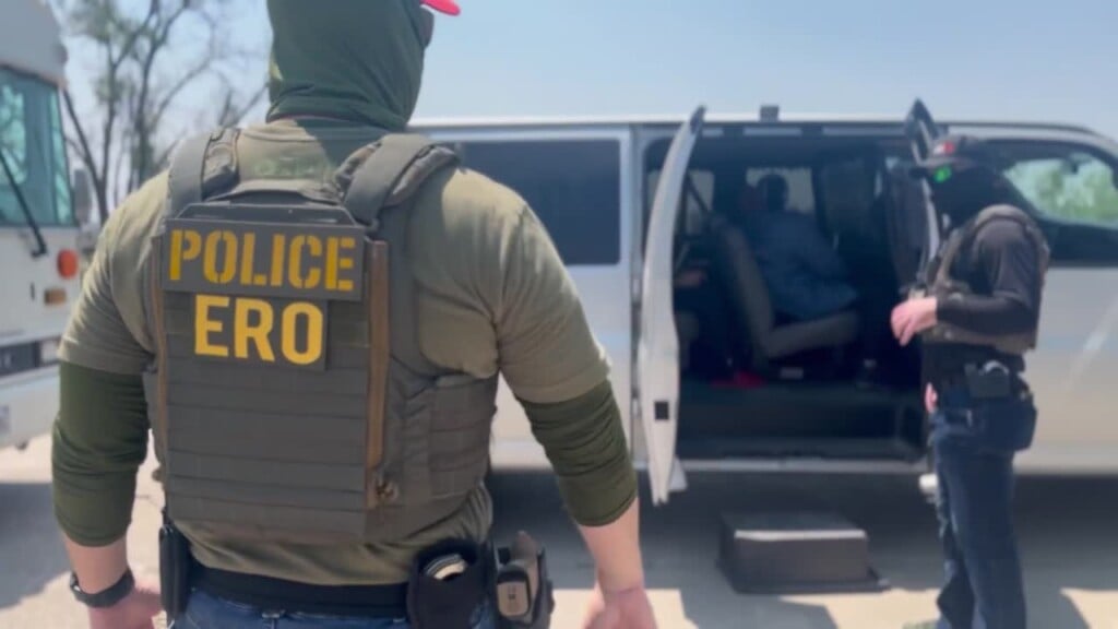 Watch: Ice Detains More Than 70 Workers In Raid On Omaha Plant