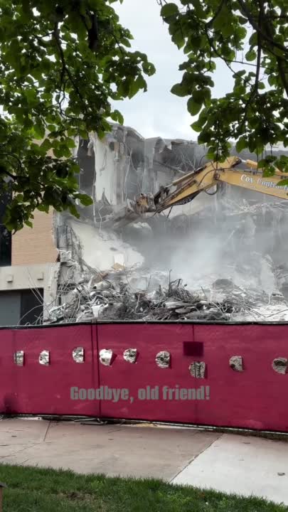 Watch: Demolition Begins On Old Westbrook Music Building At Unl