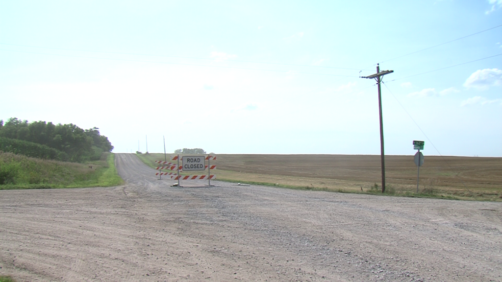 Road closed due to crash at 148th and Adams Street.
