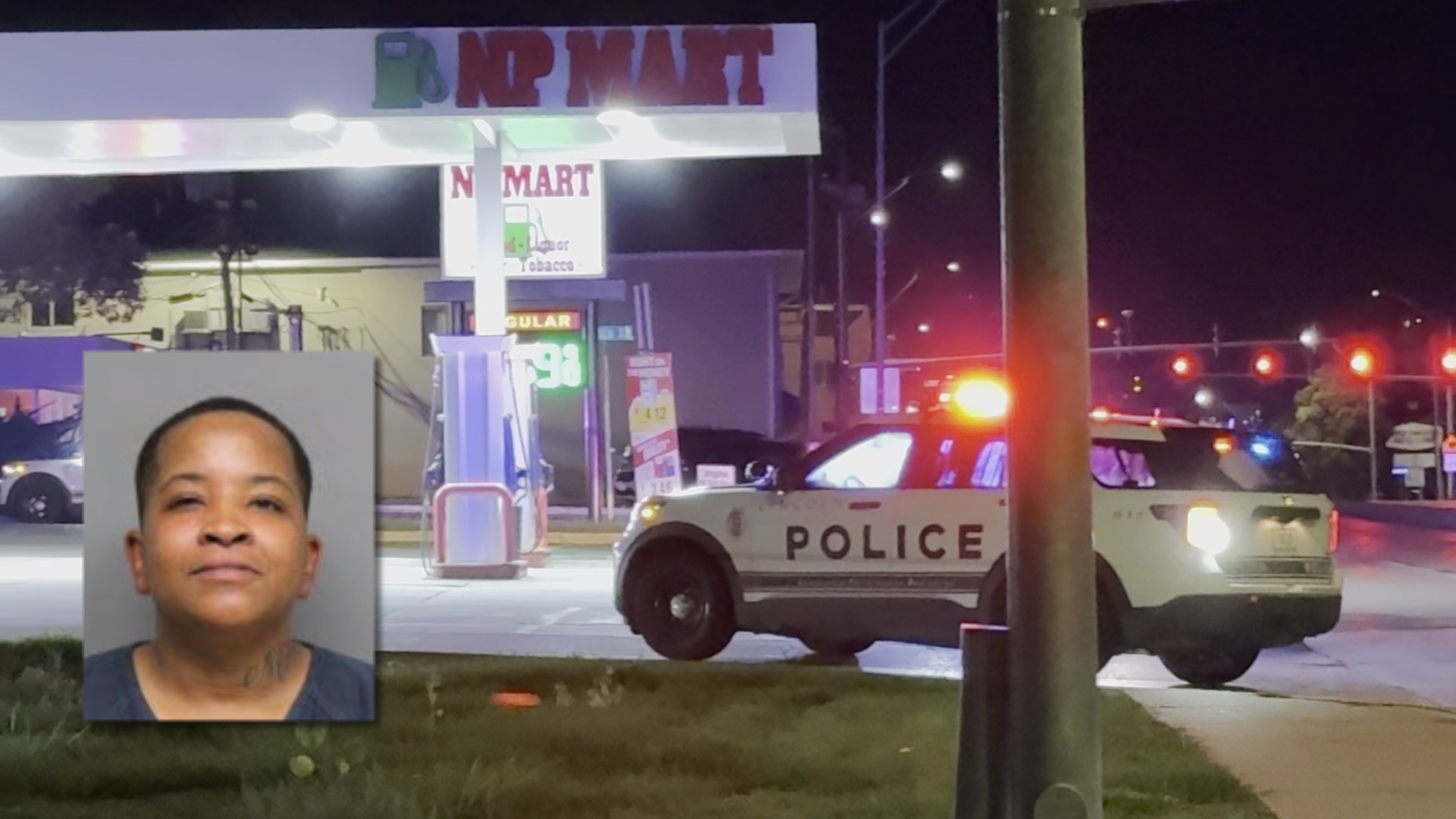 Woman arrested after shooting in central Lincoln gas station, police say
