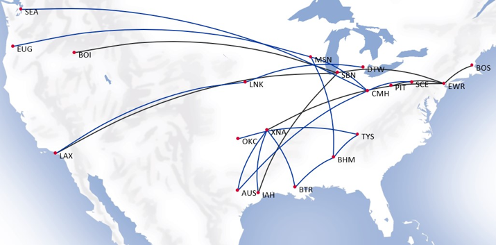 College Football Route Map 2025