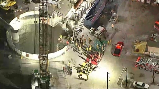 31 Workers Have Been Safely Removed After Part Of An Industrial Tunnel In La Collapsed