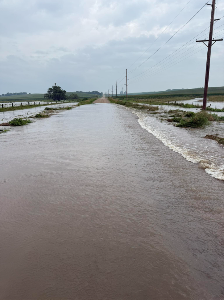 Flooding in northeast Nebraska town causes multiple delays